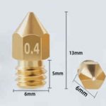 Nozzle Düse Abmessung MK8