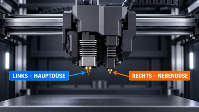 Bambu Lab x2D Dual Nozzle Düsen