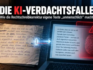 KI Verdachtsfalle Rechtschreibkorrektur