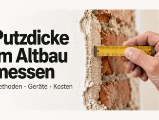 Putzdicke im Altbau messen