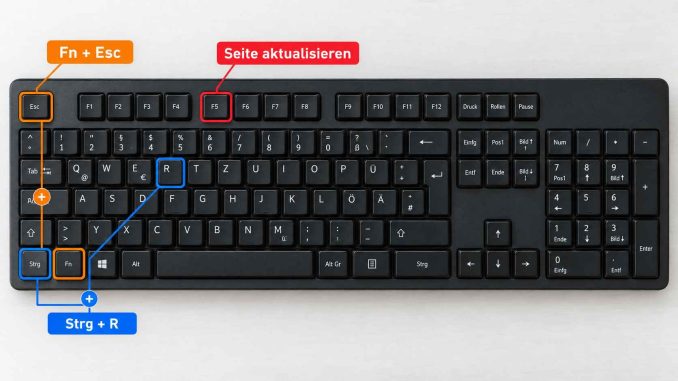 Tastatur Doppelbelegung F5