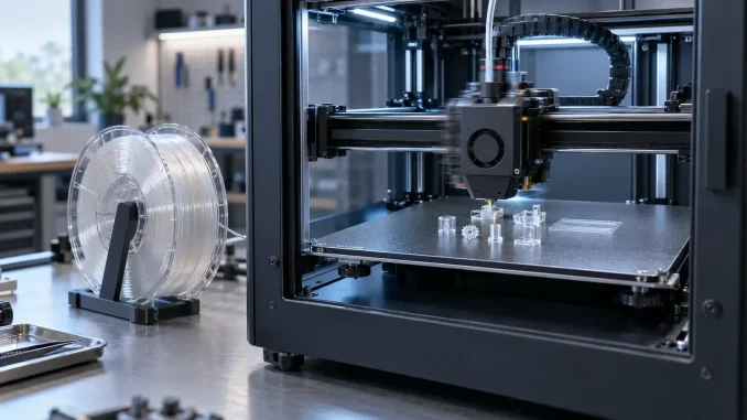 Transparentes PLA für High Speed 3D Druck