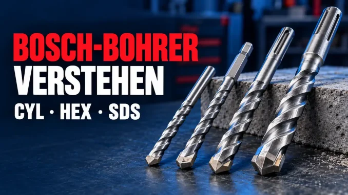 Bosch-Bohrer verstehen_ Zylindrisch bis SDS-Max