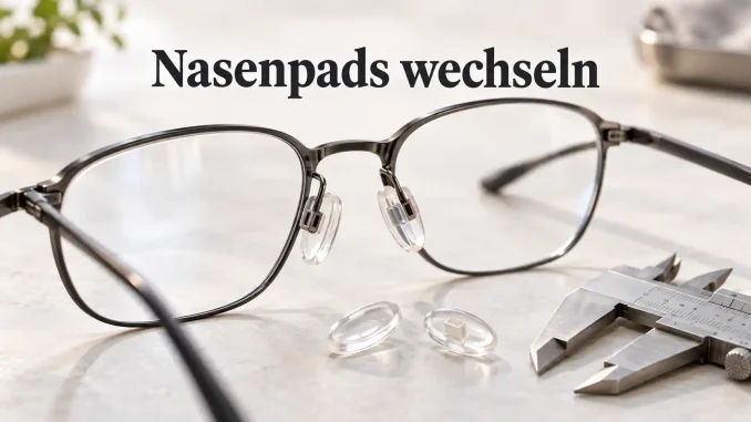 Brille: Nasenpads wechseln
